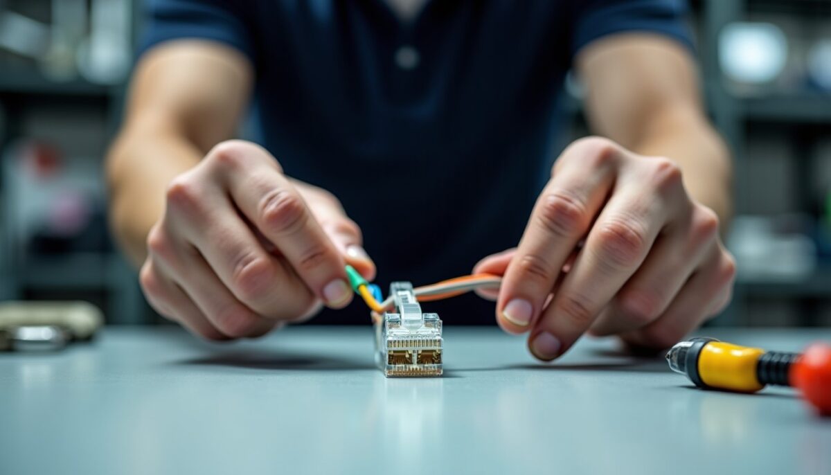 Maîtrisez le câblage RJ45 : Guide complet pour installer une prise réseau selon la norme T568B